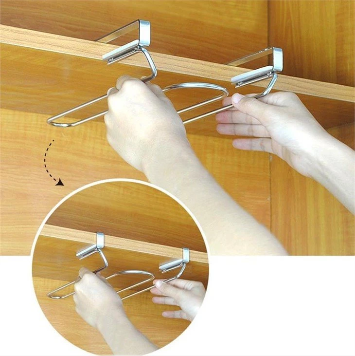 metal wine and glass rack